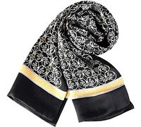 UK_Stone Écharpe pour homme, en 100% soie, écharpe vintage, avec motif, Taille unique