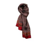 UK_Stone Écharpe pour homme, en 100% soie, écharpe vintage, avec motif, Taille unique