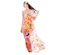 UK_Stone Femme Cache-Maillots Pareo Sarong Wrap Sarong Pareo Bikini Cover-Up Serviette de Plage Beachwear (Papillon)