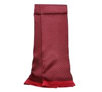 UK_Stone Foulard pour homme, 100 % soie, motif vintage, écharpe en soie, pour homme, Motif tressé #2 rouge, taille unique