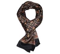 UK_Stone Foulard/Tour de cou pour homme, 100 % soie, motif paisley et fleurs, Größe: 160*28cm(62,4"x 10,92")