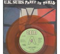 UK SUBS - PARTY IN PARIS 7 INCH (7" VINYL 45) UK GEM 1980