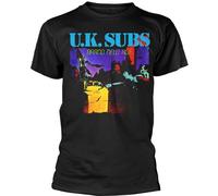 UK Subs - T-shirt "Brand New Age" pour homme/femme unie PH1988 (S) (Noir)