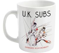 UK Subs - Tasse à café "Diminished Responsibility" PH2629 (Taille unique) (Blanc)