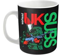 UK Subs - Tasse à café "Warhead" PH2627 (Taille unique) (Blanc/Noir/Vert)