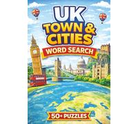 UK Town & Cities Word Search: Word Searches with Easy to Read Print about UK Cities, Towns and More | 6x9 inches, 110 pages | 50+ Puzzles ... Gift for Vacations, Holidays and Free Times