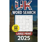 UK Word Search: UK Word Search Puzzles Large Print for all ages | Fun & Entertaining British Themed Brain Games Featuring Cities, Foods, Slang, History & More"