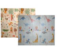 Ukaci Tapis de Jeux pour bébé, Tapis de Jeu pour Enfants Pliable Reversible 150X200*1cm avec Sac de Rangement,pour Les Petites espaces.Tapis d'eveil Bebe,