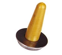 UKAL 120006 - Bovins - Alimentation - Socles - Tétine à veau plongeante aluminium complète - Blister de 2