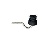UKAL - 20 Isolateurs d'Angle - Pour Fil de Clôture Électrique - Avec Vis Large de Fixation - Idéal pour Angles de Clotûre