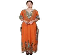 UKAL Kimono, caftan surdimensionné pour femme, tunique caftan, chemise de nuit, vêtements de nuit, robe de maison, taille unique, Multi_14, taille unique