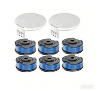 UKBUYQC Lot de 6 bobines de fil de rechange compatibles avec débroussailleuse 18 V 24 V 40 V, compatible avec ONE+ AC14RL3A OLT1832