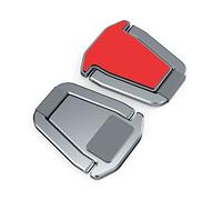 Ukbzxcmws 1 paire de supports pour ordinateur portable - Support autocollant - Support de refroidissement antidérapant en alliage d'aluminium - Pliable - Pour la maison et le bureau - Hauteur réglable