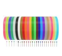 Ukbzxcmws 20 couleurs 3D stylo filament 1 75 mm PCL chaque couleur 16 4 pieds 3D stylo filament recharges stylo 3D recharges stylo d'impression 3D recharges 1 75