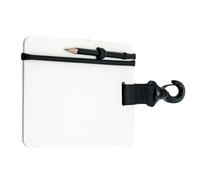 Ukbzxcmws Bloc-notes pour écrire sous l'eau avec clip rotatif et crayon pour écrire sous l'eau pendant la plongée et la natation