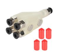 Ukbzxcmws Connecteur d'alimentation à filament 4 en 1 pour imprimante 3D X1C Résine transparente avec couvercle d'étanchéité