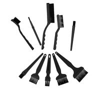 Ukbzxcmws Lot de 10 brosses de nettoyage professionnelles pour téléphone et clavier d'ordinateur - Élimine la poussière et la saleté des endroits difficiles d'accès - Avec chiffon de nettoyage facile