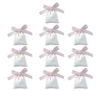 Ukbzxcmws Lot de 10 sacs en velours avec cordon de serrage pour le rangement de bijoux et de cosmétiques
