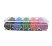 Ukbzxcmws Lot de 100 jetons Mahjong pour jeux de hasard, jeux de poker et autres jeux de loisirs