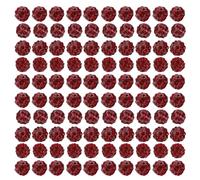 Ukbzxcmws Lot de 100 perles de cristal scintillantes de 10 mm - Perles d'argile souples et flexibles pour accessoires faits à la main