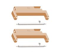 Ukbzxcmws Lot de 2 adaptateurs à dégagement rapide pour bracelet de montre intelligente - Pour bracelet de montre connectée réglable de 18 à 20 mm