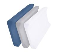 Ukbzxcmws Lot de 3 draps pour landau - Doux et confortables - Housse de couette pour table à langer