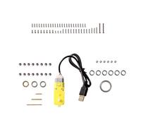 Ukbzxcmws Pour moteur d'avion, lumière LED, chemin de fer en marbre, tourbillons à trois axes, pièces d'impression 3D modèle de pièces d'imprimante 3D