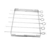 UKCOCO 1 Ensemble Barbecue Inoxydable Pratique pour Viande Accessoire de Grillage Portable pour BBQ Extérieur