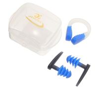 UKCOCO 1 ensemble Bouchons Oreilles Étanches avec Pince Nez pour Adultes Ensemble de Kit de Nage Design Ergonomique pour Baignade Plongée et Bain Protection Professionnelle Eau