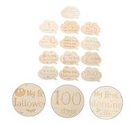 UKCOCO 1 ensemble Cartes Mensuelles pour Nouveaux de Disques de Jalons avec Gravure Double Face Accessoires de Photographie pour Annonce de