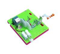 UKCOCO 1 Ensemble Générateur Manuel DIY pour Kit Expérience Scientifique Éducatif de Modèle de Générateur à Manivelle pour Apprentissage de Électricité Science