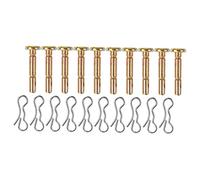 UKCOCO 1 Ensemble Kit de Goupilles de Cisaillement pour Déneigeuse de Inoxydable Durable Accessoires de Remplacement pour Goupilles de Déneigement