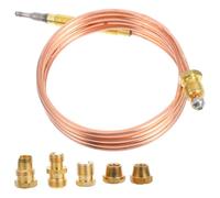 UKCOCO 1 Ensemble Kit de Remplacement de Thermocouple pour et Cheminées Capteur de Température avec Accessoires pour Chauffage et Barbecue