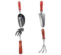 UKCOCO 1 Ensemble Outils de Jardinage Set de Outils Compacts pour Creuser et Jardiner pour Étroits et Utilisation Pratique Extérieur