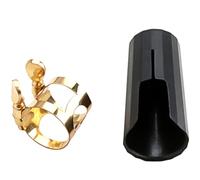 UKCOCO 1 ensemble Set de Capuchon et Clip Adjustment pour Saxophone Alto Accessoires Métalliques Durable pour Du et Intonation Précise