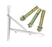 UKCOCO 1 Ensemble Support de lavabo de Salle de Bain Couler évier Blanc Support sous Plan pour lavabo Support d'évier encastré pour Le Fer Silver