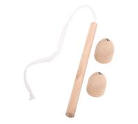 UKCOCO 1 Ensemble Toupie Bois Traditionnelle Chinoise Gyroscopique Rétro pour Garçon Fille et Adultes Améliorez la Coordination et Interaction Parent Garçon Fille