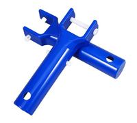 UKCOCO 1 Jeu Ensemble De Vestes en Forme De B Baignade Télescopique Balayer Poteau D'aspirateur De Piscine Dissolvant Outil De Piscine Poignée De La Tête D'aspiration Abdos Bleu 2 Pièces