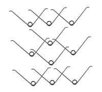UKCOCO 1 Jeu Ressort En V Printemps Remplacement Pour Forme Outils De Sécateur De Jardin Pièces D'outils De Jardinage Pièces D'élagage Sources De Jardin Acier Inoxydable Noir 10 Pièces