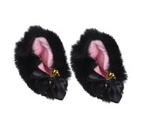 UKCOCO 1 Paire Bandeau Oreilles de Chat Longue Accessoire Cosplay pour Fête Carnaval et Anniversaire pour Déguisements et Décorations Couleur Aléatoire de Cloche Couleur