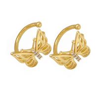 UKCOCO 1 paire Boucles Oreilles à Clip Forme de pour Femmes Boucles Oreilles Non Percées Élégantes et Durables Parfaites pour Occasions Spéciales