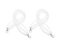 UKCOCO 1 paire Chaînes de Chaussures Perles pour Femmes Décorations Élégantes pour Sneakers et Bottes Accessoires de Mode et