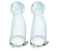 UKCOCO 1 Paire de Protège-cornes en Silicone pour Bovins, Revêtement Solide et Confortable, Protection Corne de Bœuf Anti-blessure, Accessoire Bétail pour Ferme et Couleur Aléatoire