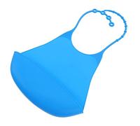 UKCOCO 1 pièce Bavoir Étanche Silicone pour Adultes Protecteur de Vêtements Pratique pour Repas Bavoir Réutilisable pour Personnes Âgées et Malades Facile à Nettoyer