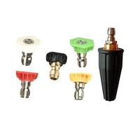 UKCOCO 1 pièce Buse Turbine Rotative avec Embouts de Pulvérisation pour Nettoyeur Haute Pression Accessoire Pouce