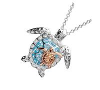 UKCOCO 1 Pièce Collier Tortue Créatif Or Pendentif Animaux pour Plage pour Fêtes et Occasions Spéciales