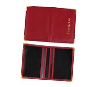 UKCOCO 1 pièce Housse de Protection Ultrathin pour Cartes Bancaires et Identités Sac à Crédit Pratique et Élégant pour Rouge