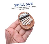 UKCOCO 1 pièce Kalimba Bois Miniature à Tons Piano à Doigts Portable pour Adultes Instrument Musical à Jouer pour