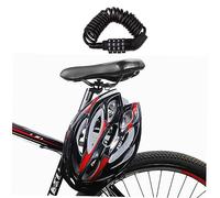 UKCOCO 1 pièce Verrou Vol à Combinaison Chiffres pour Vélo et Casque Compact et Portable Sécurité Optimale pour Vos Noir