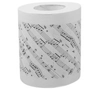 UKCOCO 1 rouleau Papier Toilette Musical Notes Imprimés Décoratifs pour Salle de Bain Papier Hygiénique Doux et Absorbant pour Amateurs de Musique